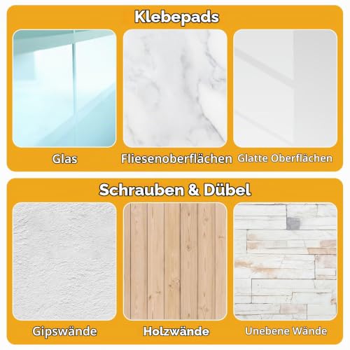 2 Stück Magnettafel Magnetboard, 42 x 30 cm Edelstahl Magnettafel für Küche