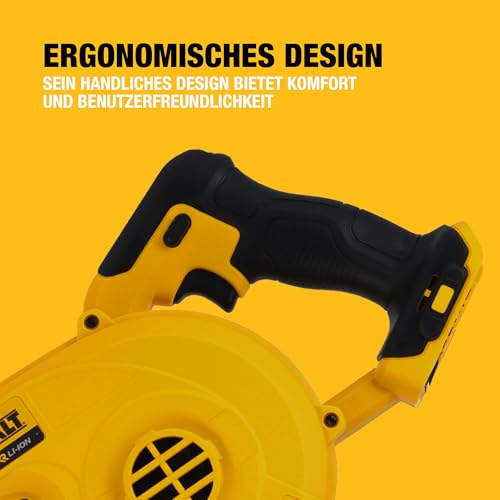 DEWALT 18V XR Kompaktes Gebläse mit Variabler Drehzahl, DCV100-XJ