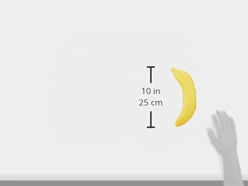 Fackelmann Bananentresor, Aufbewahrungsbox für Bananen, robuster Behälter aus Kunststoff (Farbe: Gelb), Menge: 1 Stück