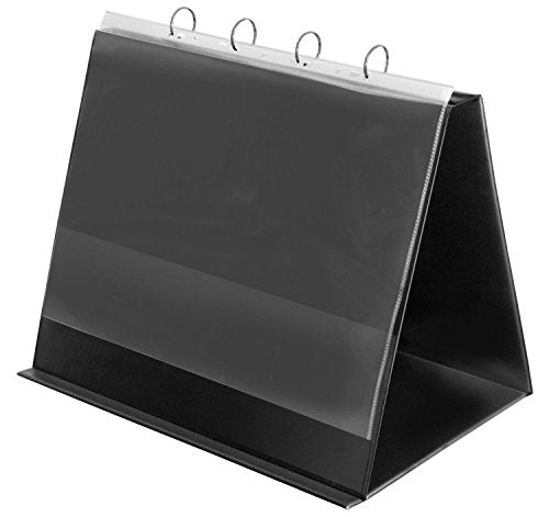 VELOFLEX - Tisch Flipchart DIN A3 mit 4-Ring-Mechanik, 10 Sichthüllen