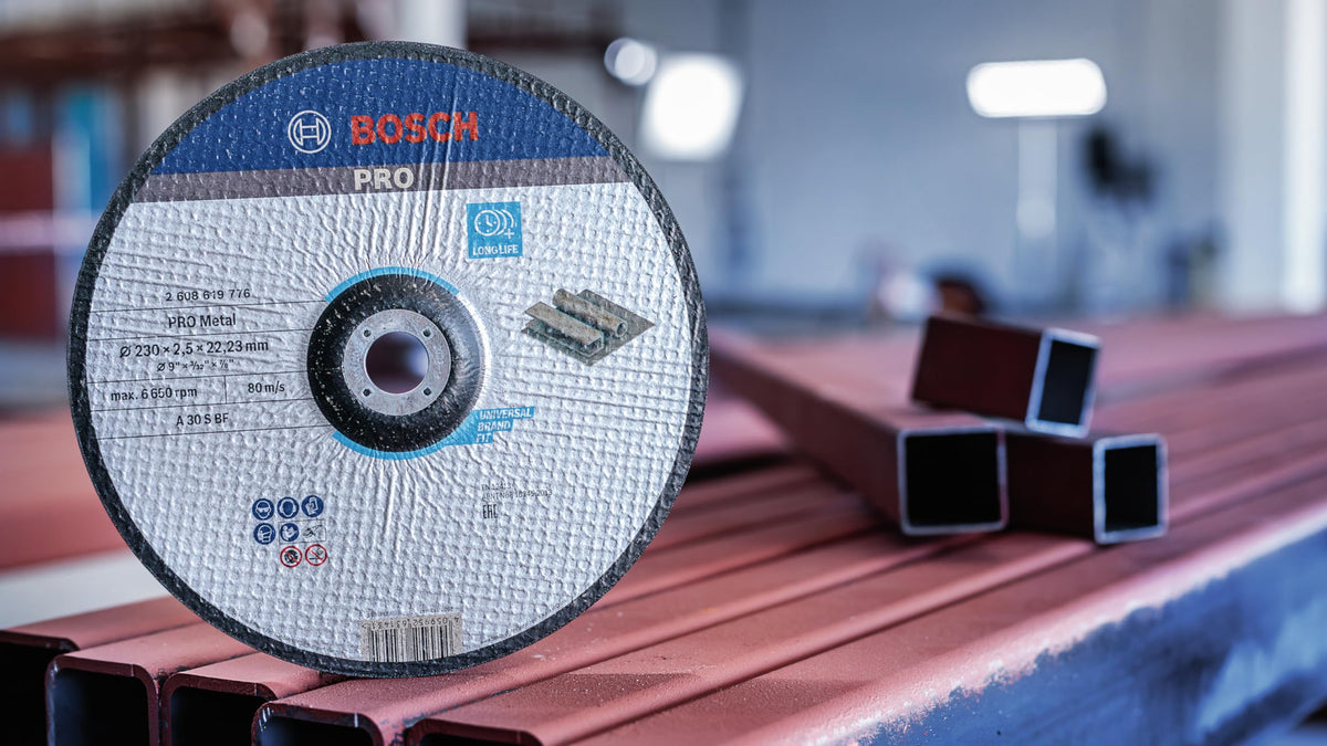 Bosch Professional 2608600225 Schleifzubehör Trennscheibe 230 x 2,5 mm f.Metall, Grau