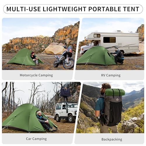 Naturehike Cloud up 2 Campingzelt Ultraleichtes Zelt 2 Personen 3-4 Saison Wasserdichtes Zelt für Rucksack Wandern