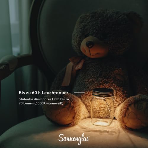 SONNENGLAS® Sonnenlaterne Mini Original (250ml · inkl. SOMO Solarlicht)