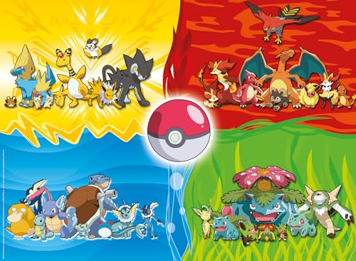 Ravensburger Puzzle Pokémon Typen - 150 XXL Teile Puzzle ab 7 Jahre