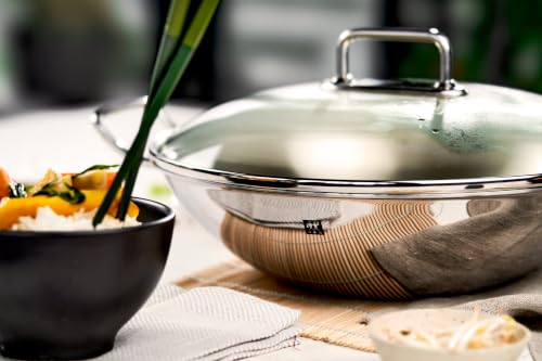 ZWILLING Plus Wokpfanne, 32 cm, Induktion, Unbeschichtet, Edelstahl