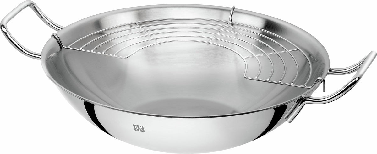 ZWILLING Plus Wokpfanne, 32 cm, Induktion, Unbeschichtet, Edelstahl