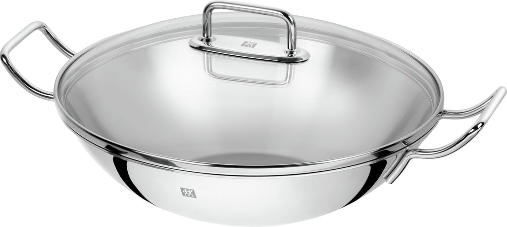 ZWILLING Plus Wokpfanne, 32 cm, Induktion, Unbeschichtet, Edelstahl