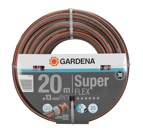 GARDENA 18093-20 Premium SuperFLEX Schlauch, Schwarz