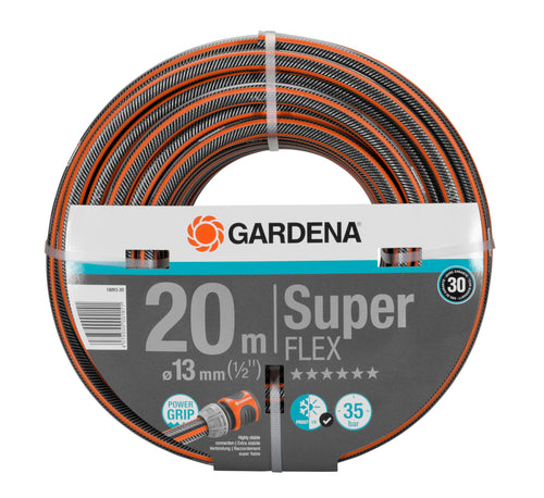 GARDENA 18093-20 Premium SuperFLEX Schlauch, Schwarz