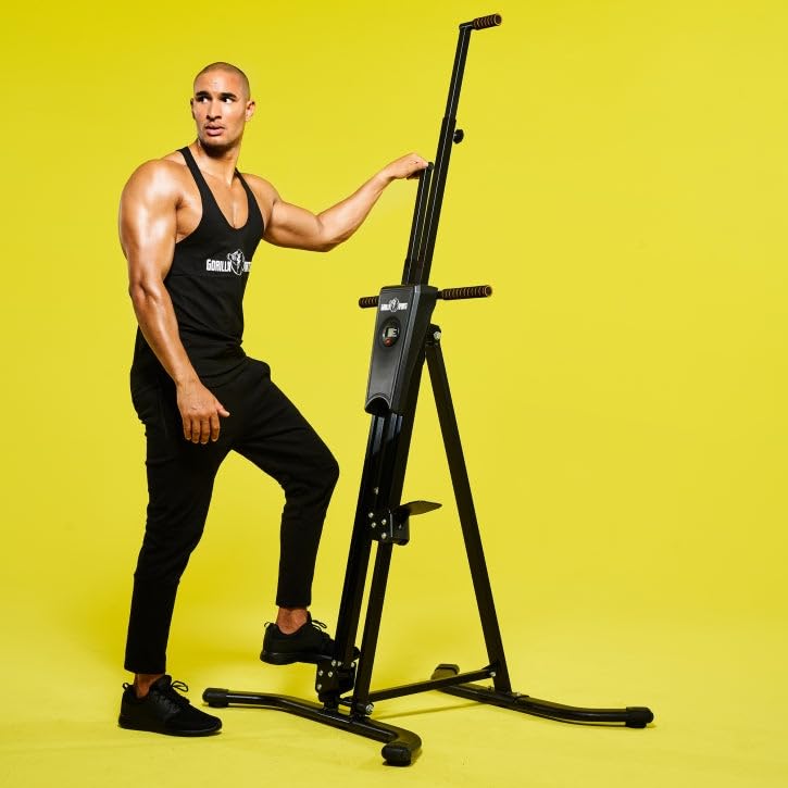 GORILLA SPORTS® Klettermaschine, klappbar, verstellbar, bis 200 kg