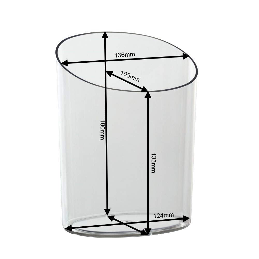 Warenschütte 180mm / Kunststoffbox/Behälter/Verkaufsdisplay/Kunststoff