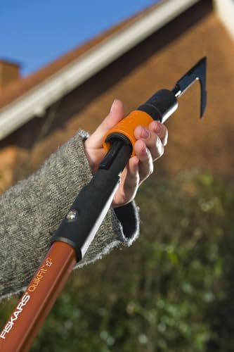 Fiskars Fugenkratzer, Fugenreiniger, Gerätekopf, Länge: 25 cm, Breite: 7 cm, Stahl-Klinge, Schwarz/Orange, QuikFit, 1000687