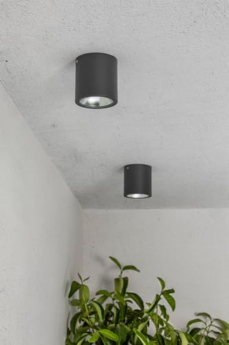 FARO BARCELONA 70575 - GOZ Deckenleuchte dunkelgrau