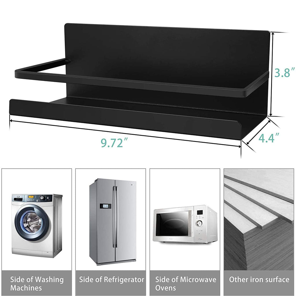 DoDuo Kühlschrankregal, 2-teilig, magnetisch, Gewürzregal, Kühlschrank, magnetisch, platzsparend, Platz für die Küche