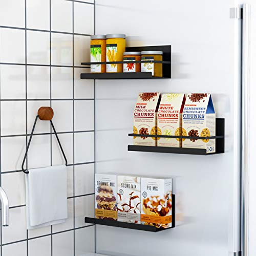 DoDuo Kühlschrankregal, 2-teilig, magnetisch, Gewürzregal, Kühlschrank, magnetisch, platzsparend, Platz für die Küche
