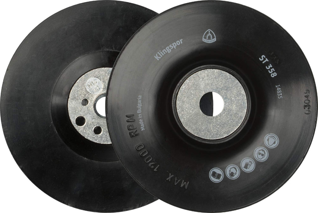 Klingspor 14838 - ST 358 Stützteller, ⌀ 115 mm, Verpackungseinheit 1 - Gewinde M14