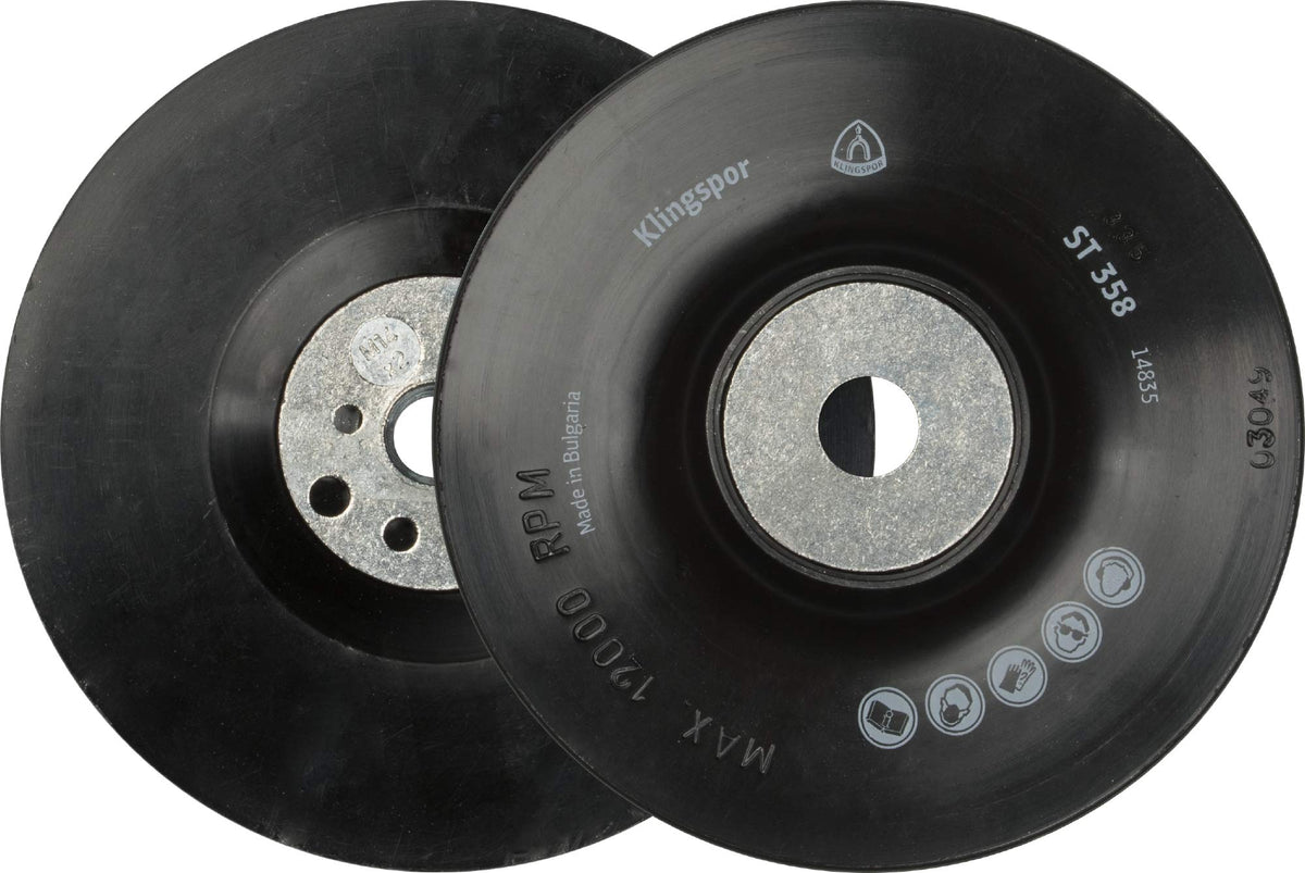 Klingspor 14838 - ST 358 Stützteller, ⌀ 115 mm, Verpackungseinheit 1 - Gewinde M14