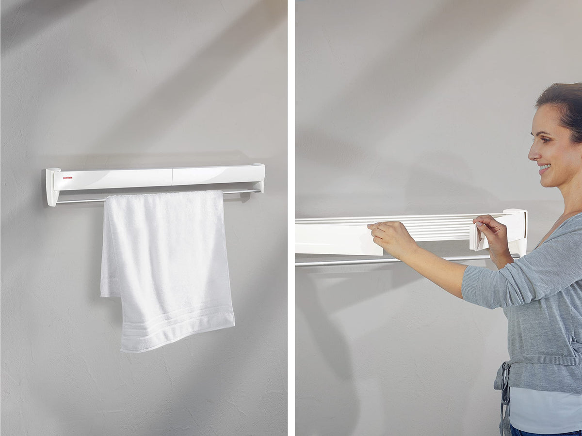 Leifheit Wandwäschetrockner Telegant 36 Protect Plus, 3,6 m Trockenlänge