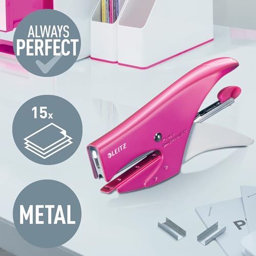 Cucitrice Manuale Leitz 5547 Leitz Fucsia Metallizzato 55470023