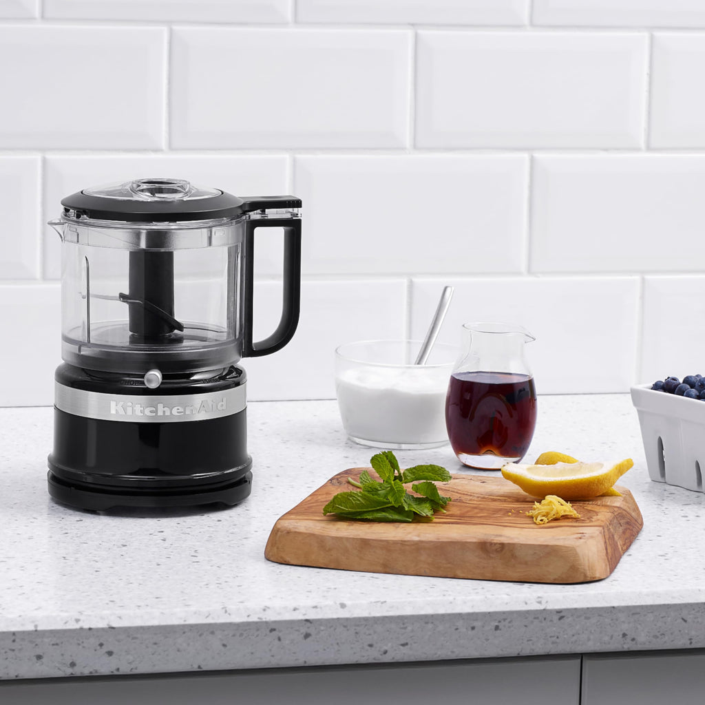 KitchenAid 5KFC3516EOB ,Mini-Food-Processor,Großartig zum Hacken, Vorbereiten von Dressings und Saucen, onyx schwarz