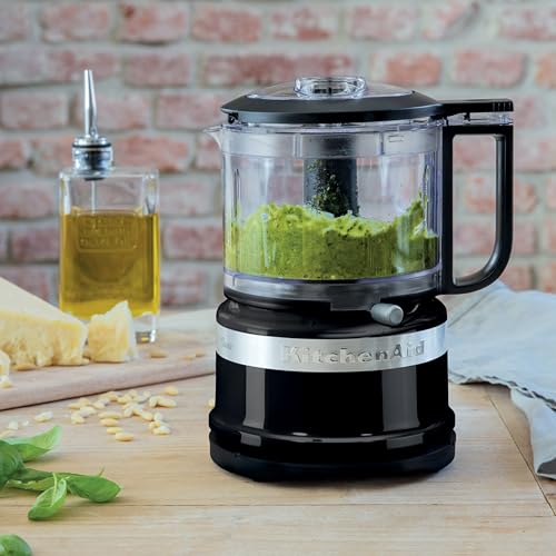 KitchenAid 5KFC3516EOB ,Mini-Food-Processor,Großartig zum Hacken, Vorbereiten von Dressings und Saucen, onyx schwarz