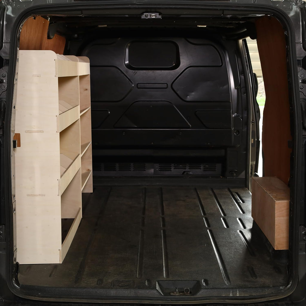 Vanify - Kompatibel mit Ford Transit Custom L2 2012+ Fahrzeugeinrichtung Fahrzeugregale, Werkzeugkasten und hinteres Regal