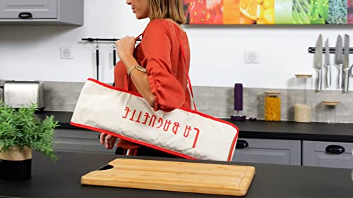 sac à sac ® Beutel für Baguette, 73 X 19 cm 100% Baumwolle, Frankreich