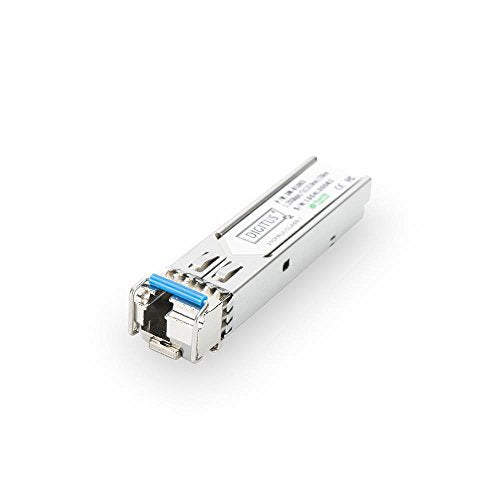 DIGITUS Gigabit SFP Modul, Mini GBIC, Singlemode, LC Simplex (BiDi), Tx 1310nm / Rx 1550nm, 20 km, 1.25 Gbit/s