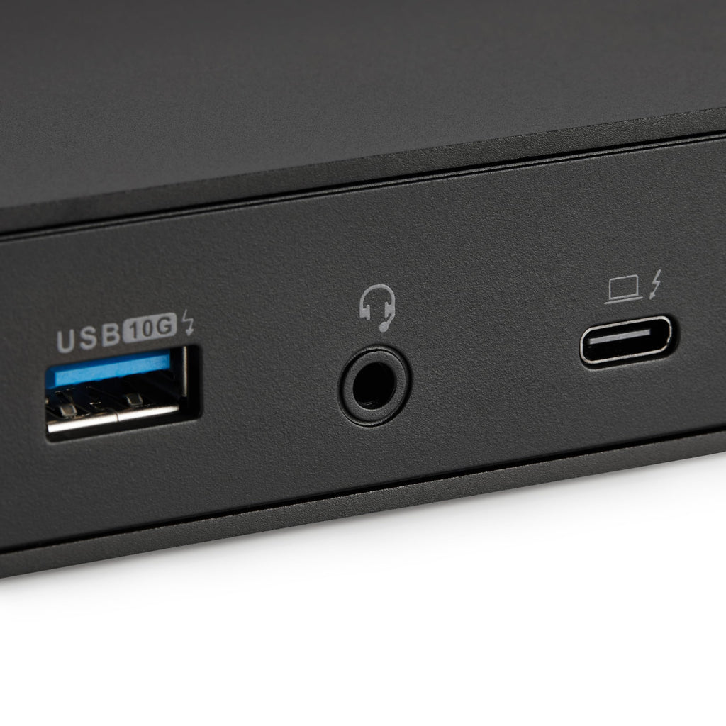 Amazon Basics Thunderbolt 4/USB 4 Pro-Dockingstation, 2 x TBT4, 1 x HDMI 2.1, 3 x USB A 3.1, RJ45, Dual-Display, Schwarz, 19,96 x 7,5 x 3,12 cm