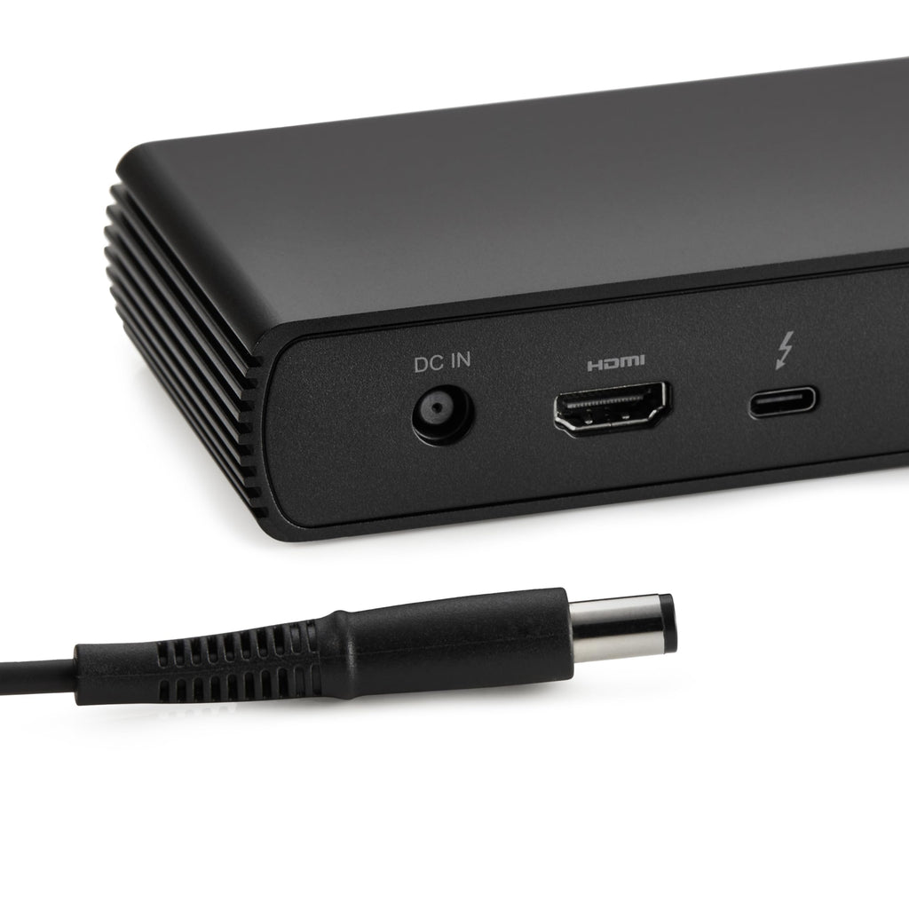 Amazon Basics Thunderbolt 4/USB 4 Pro-Dockingstation, 2 x TBT4, 1 x HDMI 2.1, 3 x USB A 3.1, RJ45, Dual-Display, Schwarz, 19,96 x 7,5 x 3,12 cm