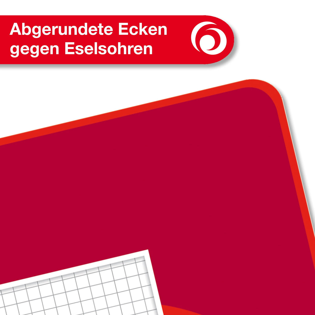 Herlitz Schulheft x.book A4, kariert, Lineatur 22, 16 Blatt, 10 Stück