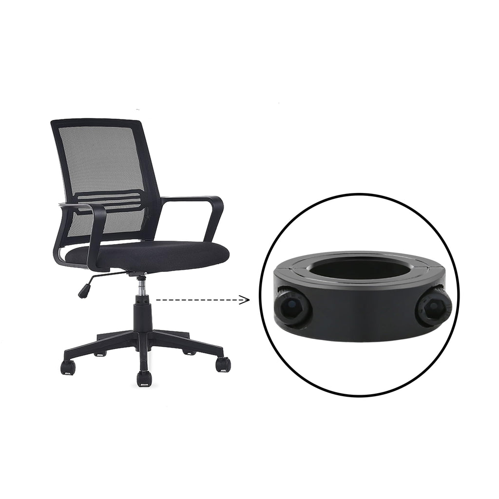 Gasdruckfeder-Zylinderhalter, Reparatur-Set für sinkende Bürostühle (Edelstahlschaft, Schraubenschlüssel und Mutter), Werkzeug-Sets zum Ersetzen von Bürostuhlzylindern, 28 mm, 2 Stück