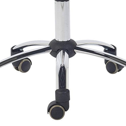 Teqler T-135362schwarz Rollhocker mit Ringauslöser