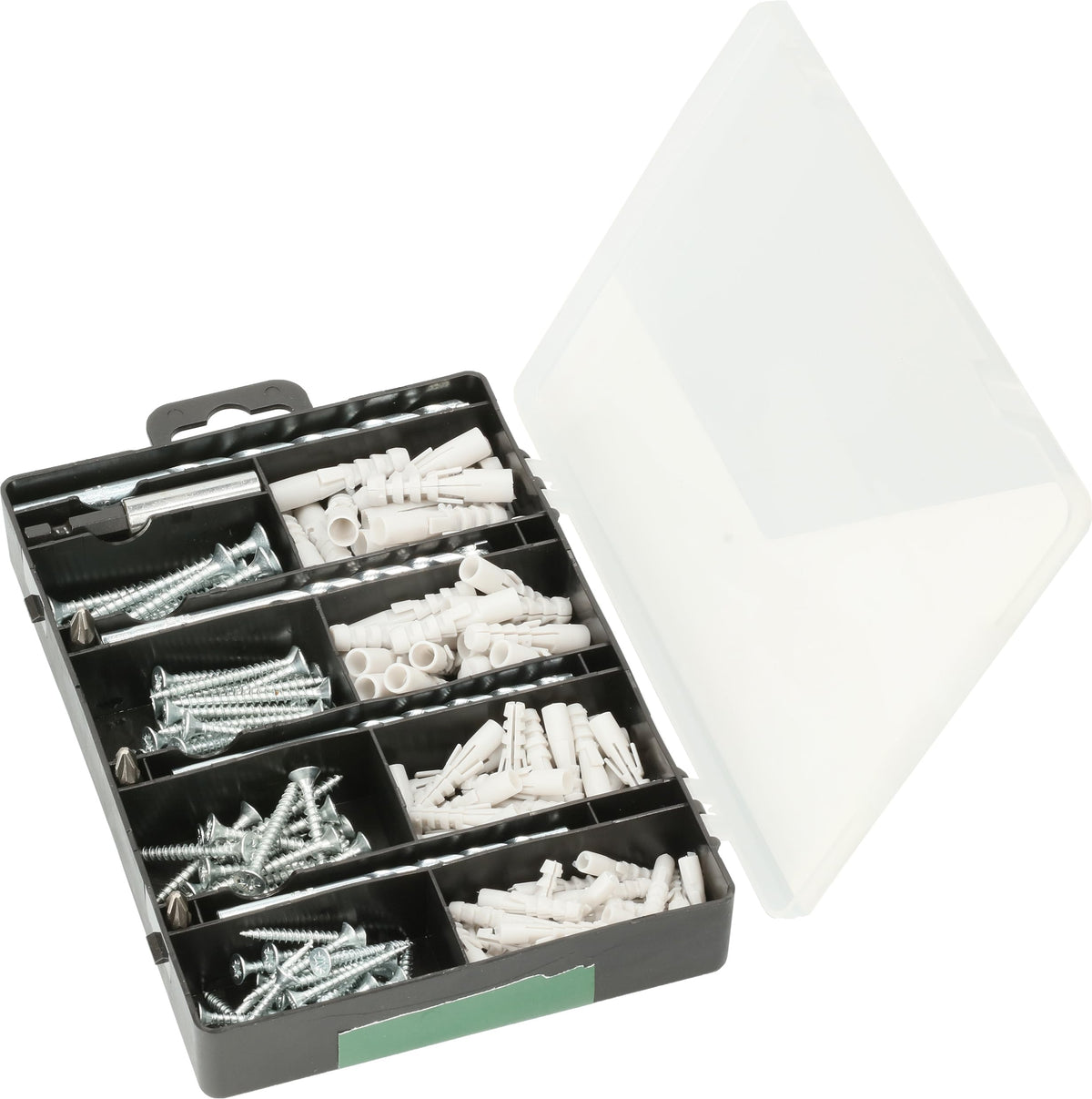 Bosch 173 tlg. Befestigungs Set (Dübel, Schrauben, Steinbohrer Ø 5-8 mm, Schrauberbits, Zubehör Bohrschrauber)