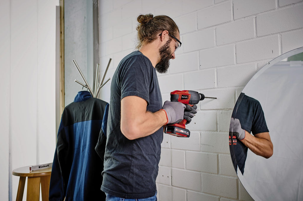 Einhell Akku Bohrhammer TE-HD 18 Li Solo Power X-Change (Lithium Ionen, 18V, 1,2 J, Bohrleistung in Beton 12 mm, SDS-plus-Aufnahme, LED-Licht, ohne Akku und Ladergerät)