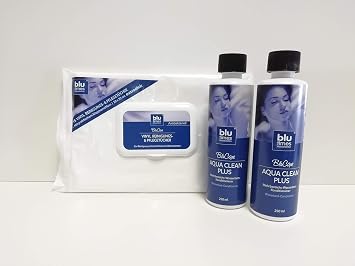 Wasserbett Konditionierer - Aqua Clean Plus (2er Sparpack) mit Vinyl - Reinigungstücher