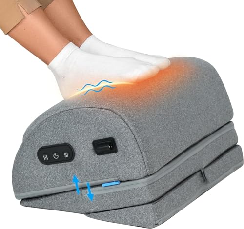 COMFIER Ergonomische Fußstütze für Schreibtisch mit Vibration und Wärme