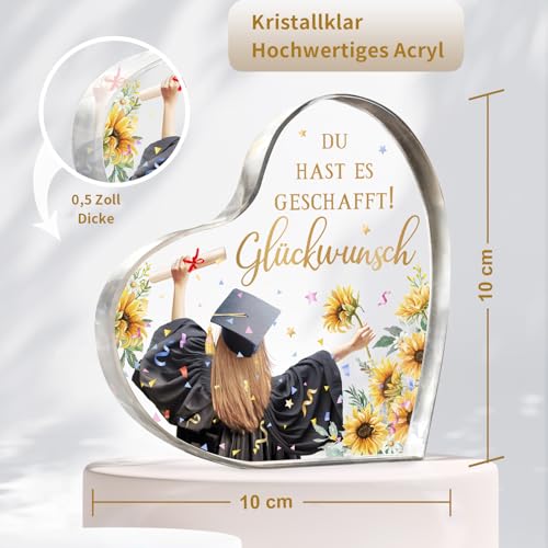 Abitur 2026 Geschenke, Abschluss Geschenk, Acryl Briefbeschwerer