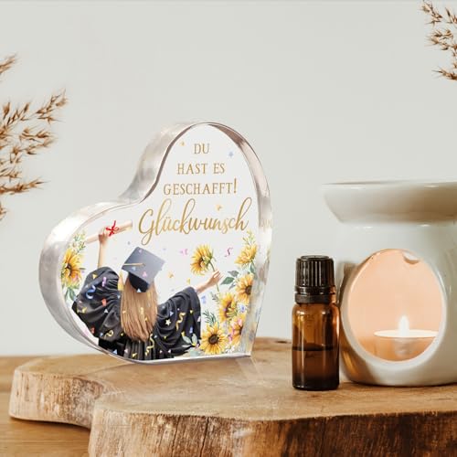 Abitur 2026 Geschenke, Abschluss Geschenk, Acryl Briefbeschwerer