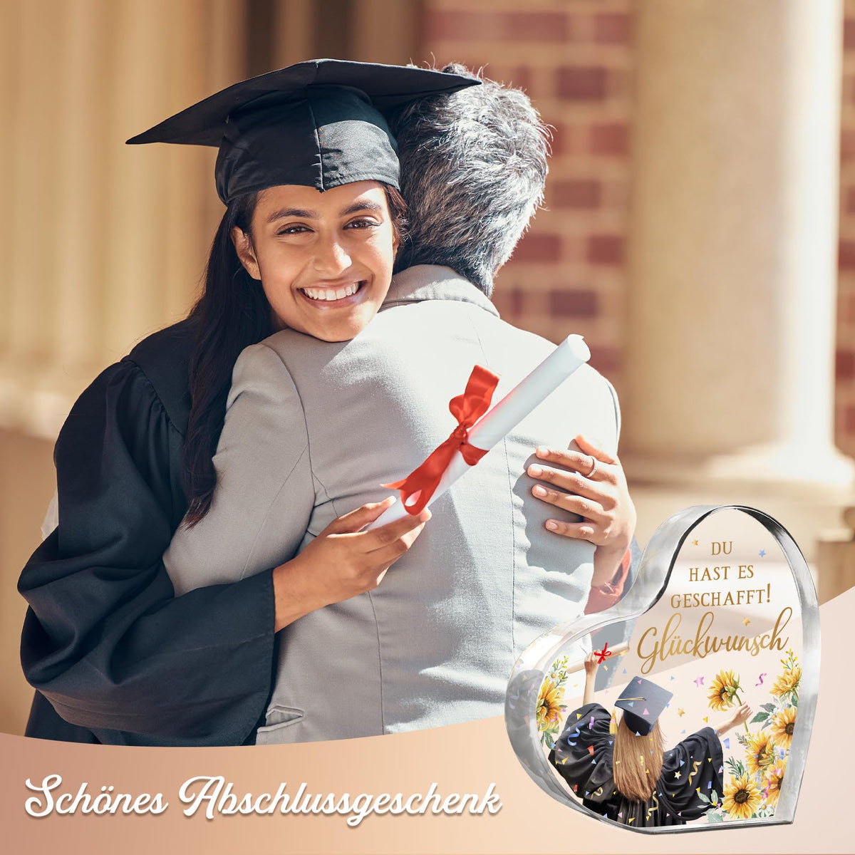 Abitur 2026 Geschenke, Abschluss Geschenk, Acryl Briefbeschwerer