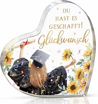 Abitur 2026 Geschenke, Abschluss Geschenk, Acryl Briefbeschwerer