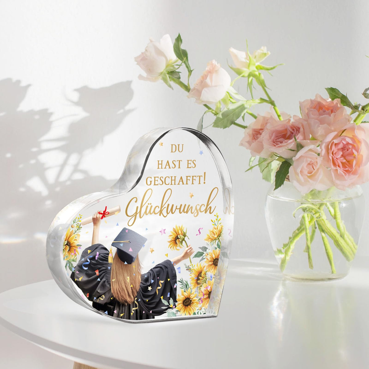 Abitur 2026 Geschenke, Abschluss Geschenk, Acryl Briefbeschwerer