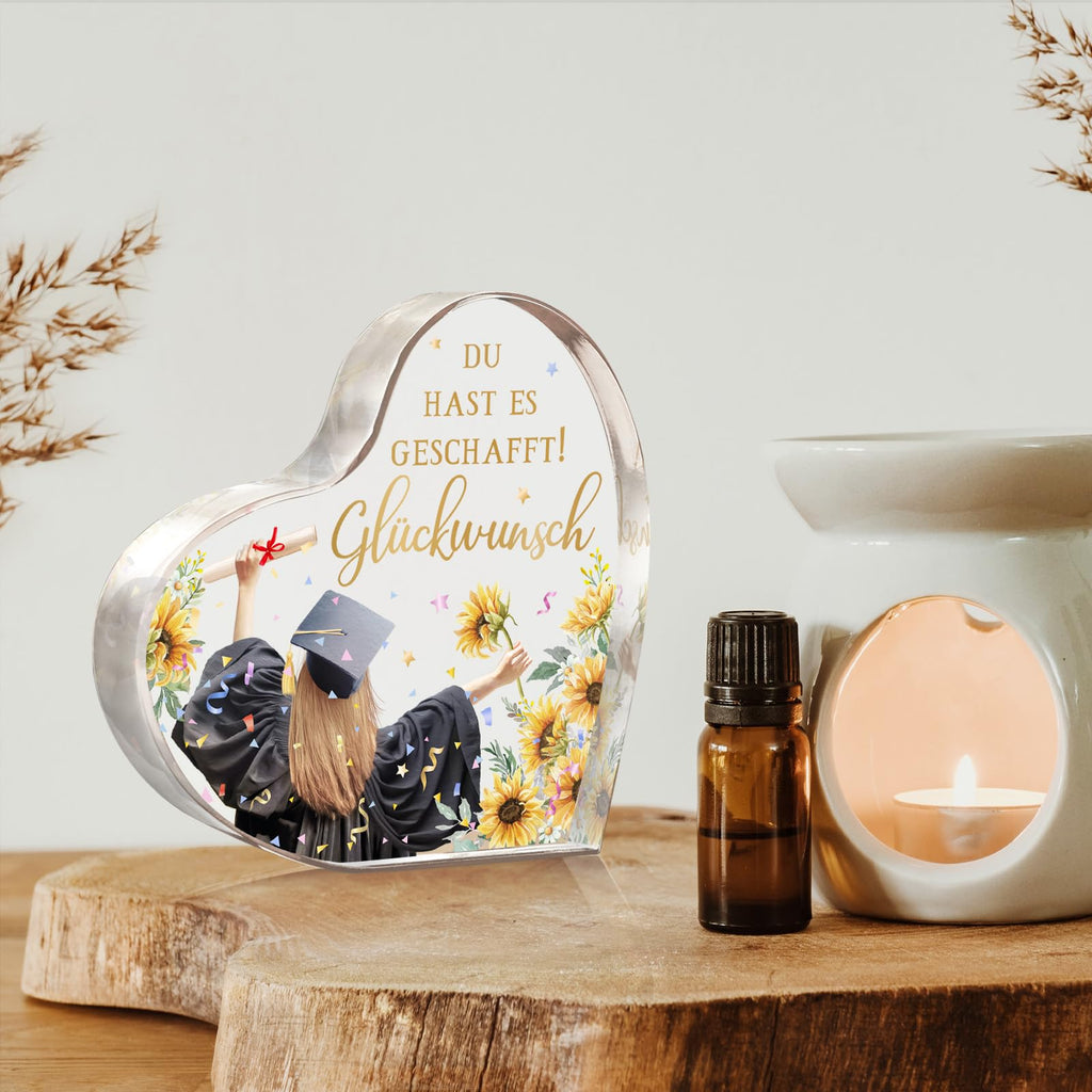 Abitur 2026 Geschenke, Abschluss Geschenk, Acryl Briefbeschwerer