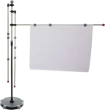 MAUL Planhalter A0 mobil silber höhenverstellbar mit Rollen