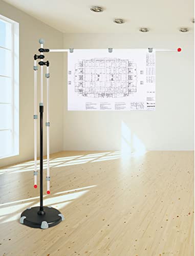 MAUL Planhalter A0 mobil silber höhenverstellbar mit Rollen