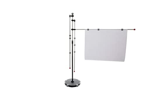 MAUL Planhalter A0 mobil silber höhenverstellbar mit Rollen