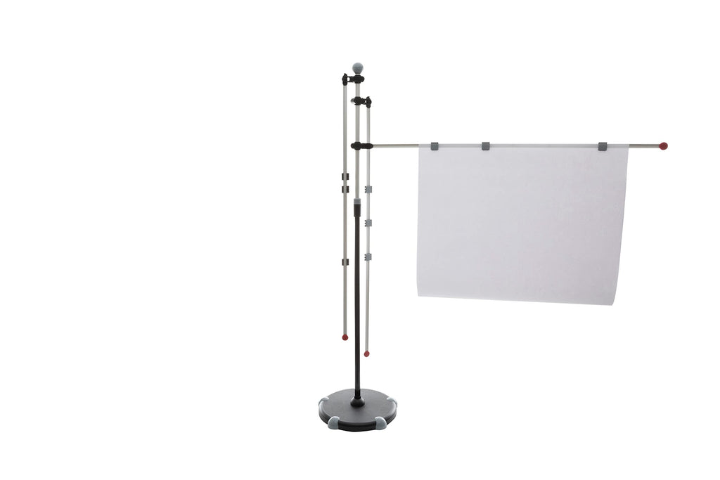 MAUL Planhalter A0 mobil silber höhenverstellbar mit Rollen