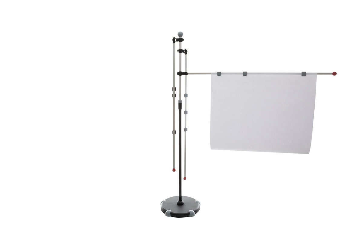 MAUL Planhalter A0 mobil silber höhenverstellbar mit Rollen