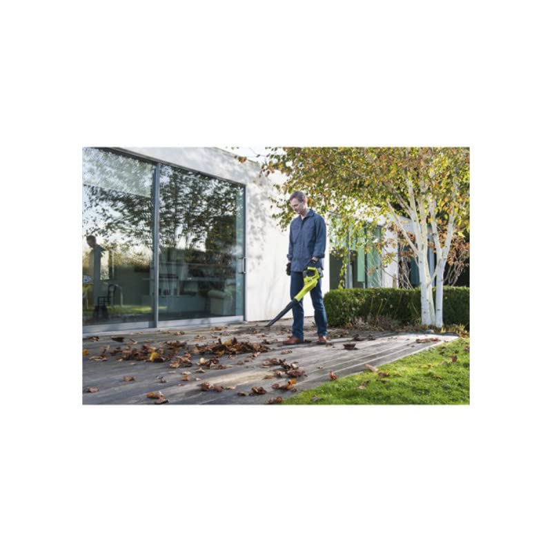 RYOBI 18 V ONE+ Akku-Laubgebläse OBL1820S (Luftgeschwindigkeit 245 km/h, Luftmenge 2,6 m³/min, ohne Akku & Ladegerät im Karton)