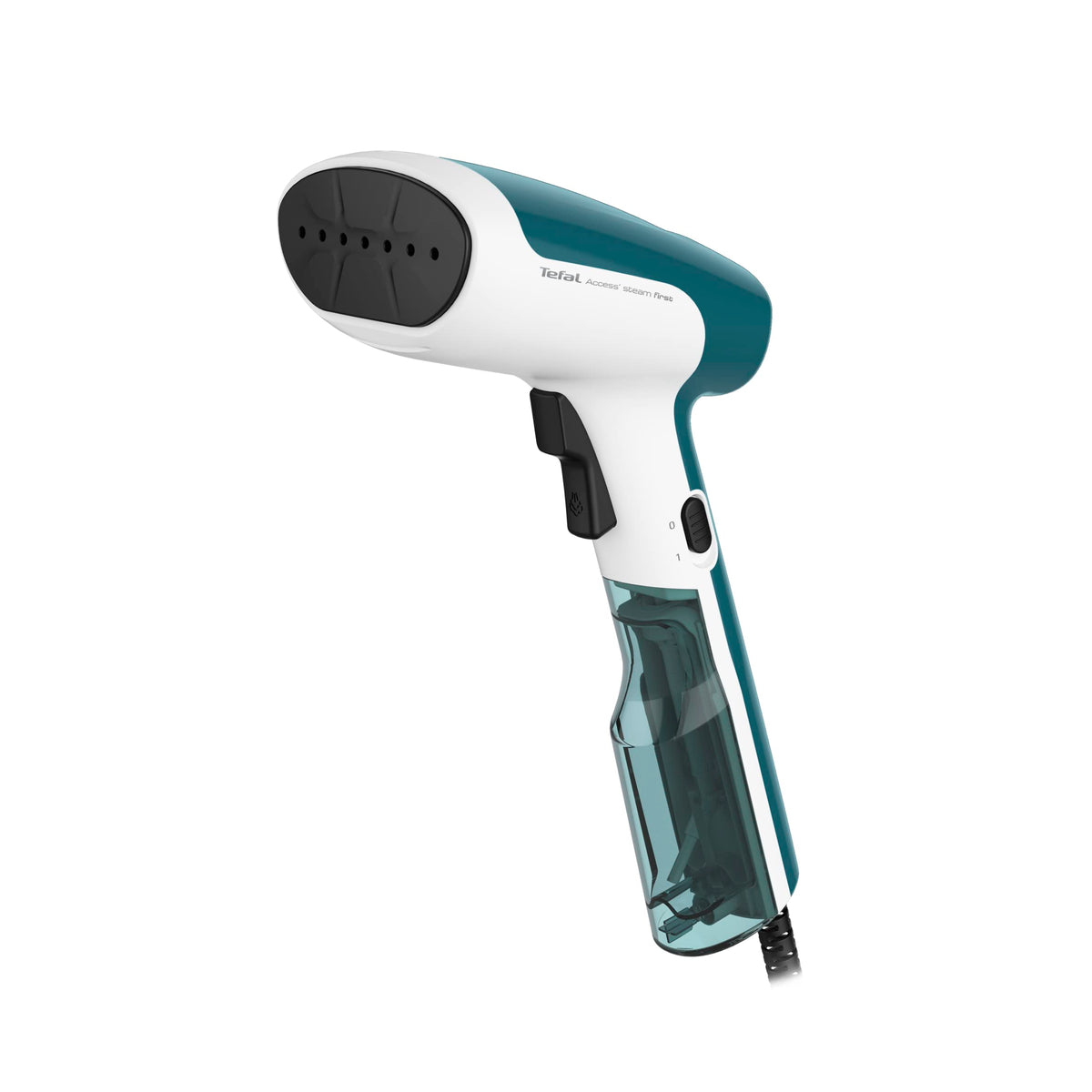 Tefal Access Steam First Dampfbürste – Handdampfer und Steamer mit 1300 W, kurze Aufheizzeit, ultra-effektiver Dauerdampf, leicht tragbar, zum schnellen Glätten von Kleidung ohne Bügelbrett